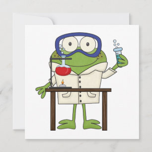 Kikker in het Laboratorium van de Wetenschap