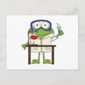 Kikker in het Laboratorium van de Wetenschap Briefkaart (Voorkant)