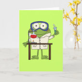 Kikker in het Laboratorium van de Wetenschap Kaart (Gele Bloem)