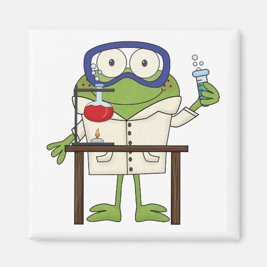 Kikker in het Laboratorium van de Wetenschap Magneet (Voorkant)