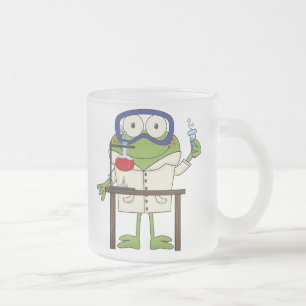 Kikker in het Laboratorium van de Wetenschap Matglas Koffiemok