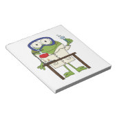 Kikker in het Laboratorium van de Wetenschap Notitieblok (Schuin)