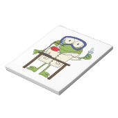 Kikker in het Laboratorium van de Wetenschap Notitieblok (Linkerzijde)