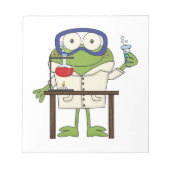 Kikker in het Laboratorium van de Wetenschap Notitieblok (Voorkant)