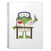 Kikker in het Laboratorium van de Wetenschap Notitieboek (Voorkant)