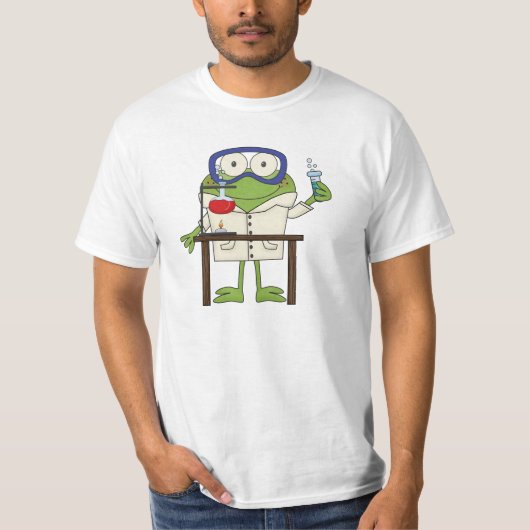 Kikker in het Laboratorium van de Wetenschap T-shirt (Voorkant)