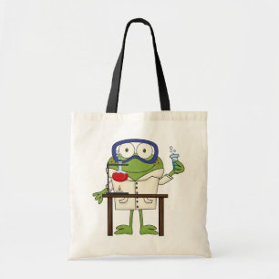 Kikker in het Laboratorium van de Wetenschap Tote Bag