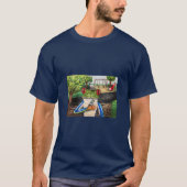 Kikker in het park T- T-shirt (Voorkant)