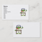 Kikker in het Science Lab Visitekaartje (Voorkant / Achterkant)