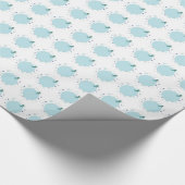 Kikker in Jeans, Birthday, Polka Dots Cadeaupapier (Hoek)