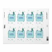 Kikker in Jeans, Birthday, Polka Dots Etiket (Full Sheet)