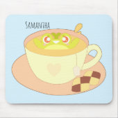 Kikker in kopje thee muismat (Voorkant)