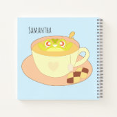 Kikker in kopje thee notitieboek (Achterkant)
