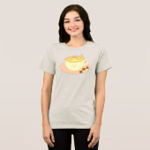 Kikker in kopje thee Tri-Blend shirt (Voorkant volledig)