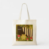 Kikker in magische Natuur Tote Bag (Achterkant)