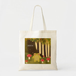 Kikker in magische Natuur Tote Bag