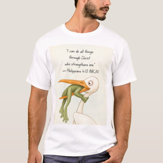 Kikker in nood t-shirt (Voorkant)
