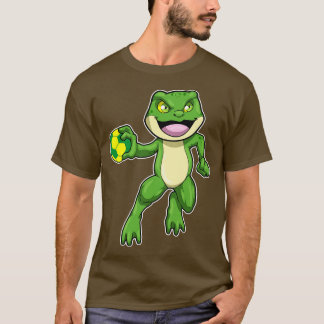 Kikker in sport met handbal t-shirt