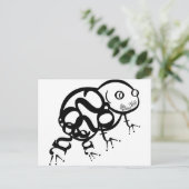 Kikker in type briefkaart (Staand voorkant)
