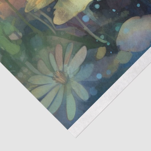 Kikker in Waterverf 2 Decoupage papier (Detail)