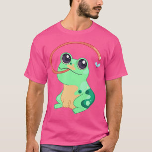 Kikker Insectenvliegvanger Lange Tong Schattige Gr T-shirt