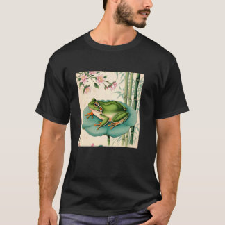 Kikker Japanse Kersenbloesem Ukiyo-e Stijl u2013 M T-shirt