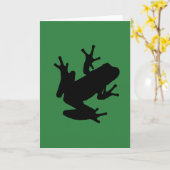 kikker kaart (Gele Bloem)