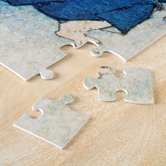 Kikker Kabuki Actor, Kuniyoshi, Ukiyo-e Legpuzzel (Zijkant)