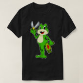 Kikker Kapper Schaar Föhn T-shirt (Design voorkant)
