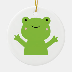 Kikker Keramisch Ornament