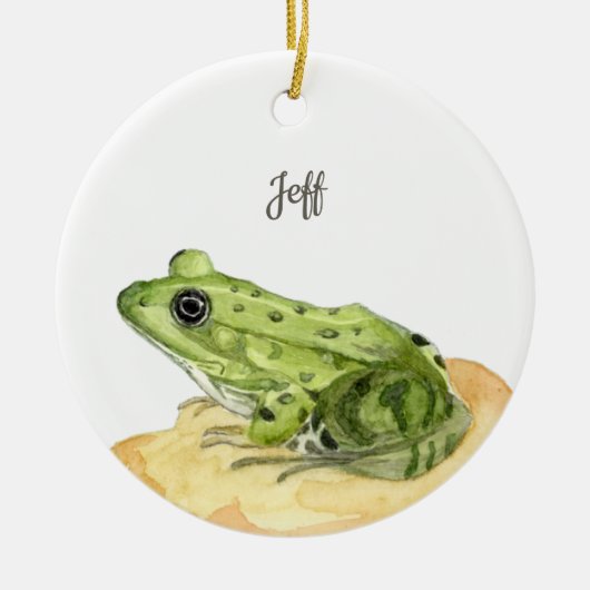 Kikker Keramisch Ornament (Voorkant)