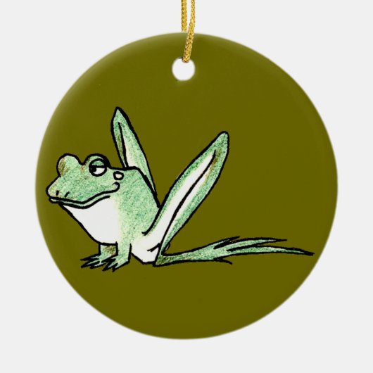 Kikker Keramisch Ornament (Voorkant)