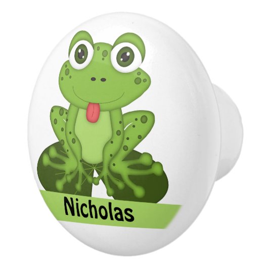 Kikker Keramische Knop (Rechts)