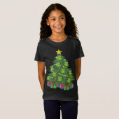 Kikker Kerstboom Leuke Kikker Ornamenten Huisdier  T-shirt (Voorkant volledig)