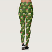 Kikker kerstmis met kerstmis leggings (Achterkant)