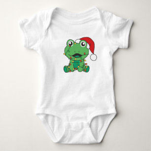 Kikker Kerstmis Winter Dieren Vakantie Kikkers Romper
