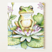 Kikker, kikker en waterlelies, waterlelies planner (Achterkant)