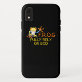 Kikker | Kikker vertrouwt volledig op goddelijk re Case-Mate iPhone Case (Achterkant)