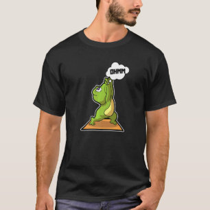 Kikker Kikker Yoga Houden Sport Gymnastiek Ohm Har T-shirt