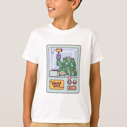 KIKKER KLAUW MACHINE SPEL T-SHIRT (Voorkant)