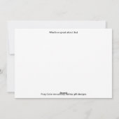 Kikker kleur me kaart 5x7 (Achterkant)