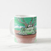 kikker koffiemok (Voorkant links)