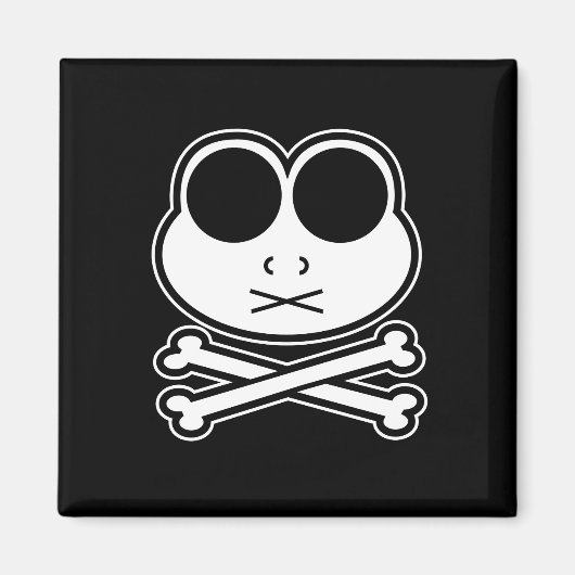 Kikker Kruisbot - Cutout Magneet (Voorkant)