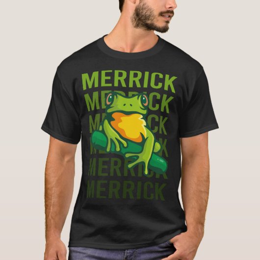 Kikker Kunst - Merrick Naam T-shirt (Voorkant)