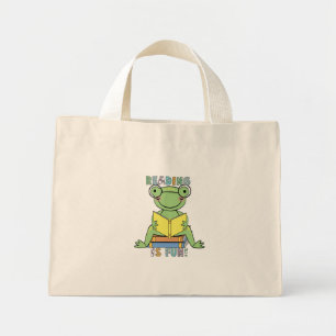 Kikker - Lezen zijn vlootsoverhemden en cadeautjes Mini Tote Bag
