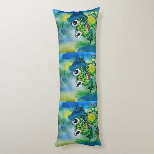 Kikker Lichaamskussen (Achterkant (Verticaal))