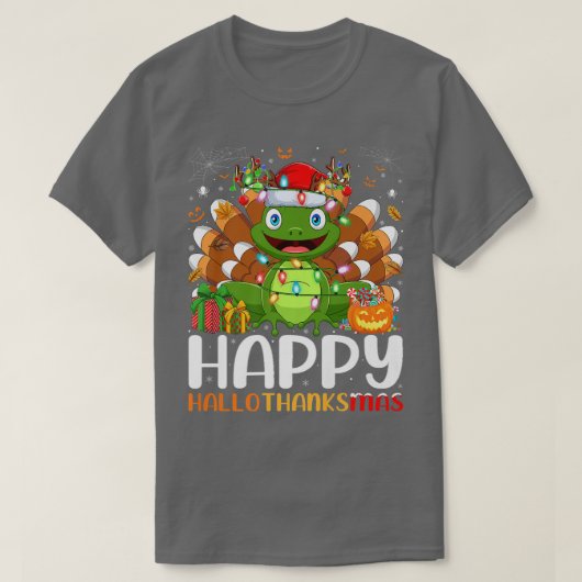 Kikker Lover Halloween KerstHappy Hanksma T-shirt (Design voorkant)