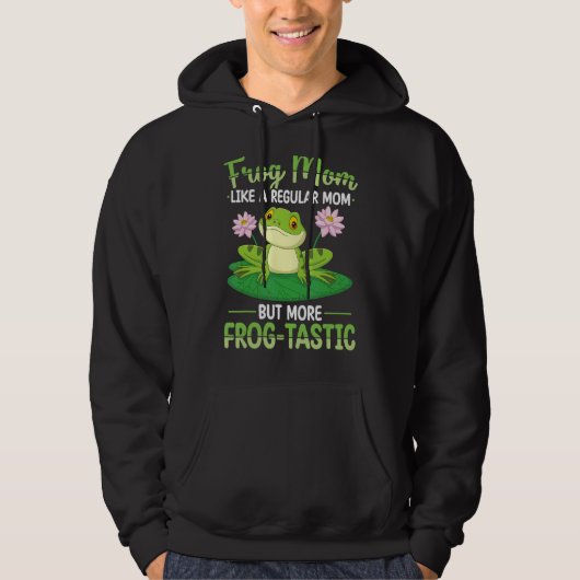 Kikker Mam Hunting Design Toad Gigger Kikker Catch Hoodie (Voorkant)