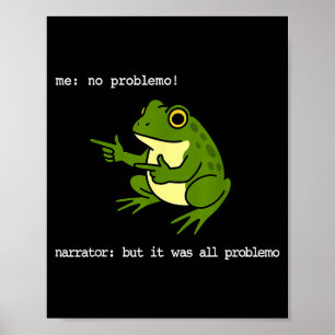 Kikker Me No Problemo Verteller Maar Het Was Allem Poster