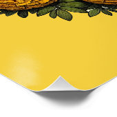 Kikker Meditatie Froggy Yoga Marigolds Perfect Poster (Hoek)